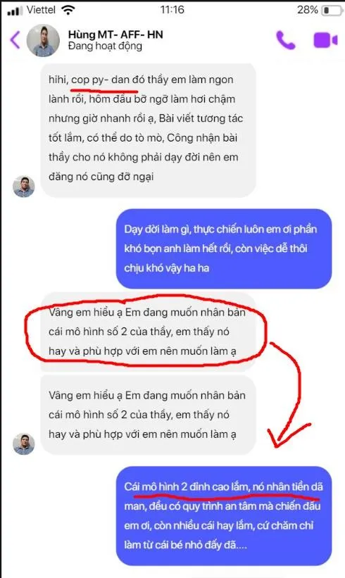 Bằng chứng kết quả Affiliate 4